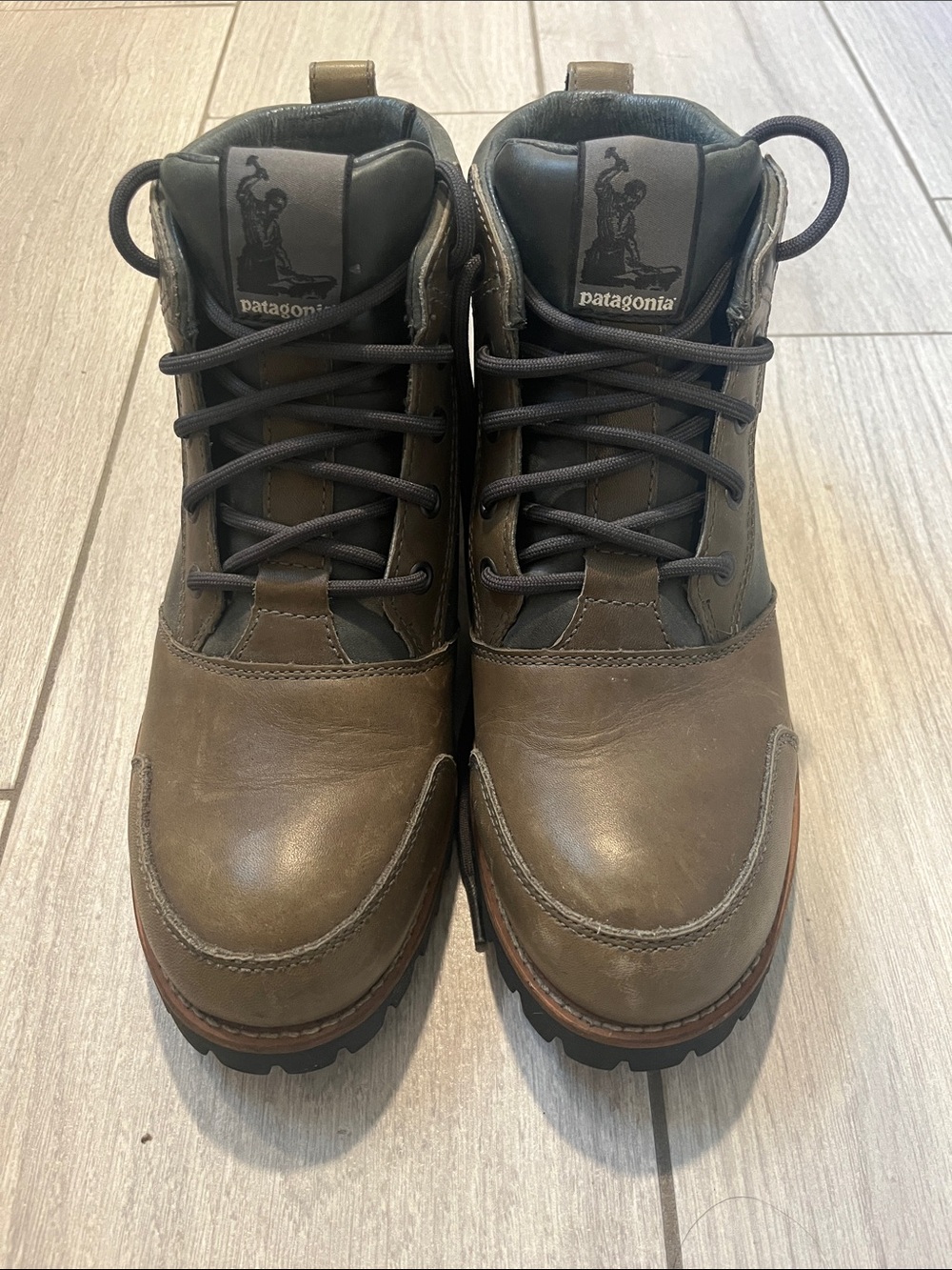Patagonia Men's Brown Leather Outdoor Boots